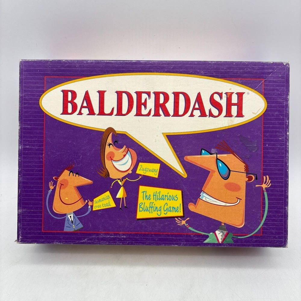 VINTAGE Balderdash COMPLETE Parker Brothers 1995 Classic Bluffing Party Game